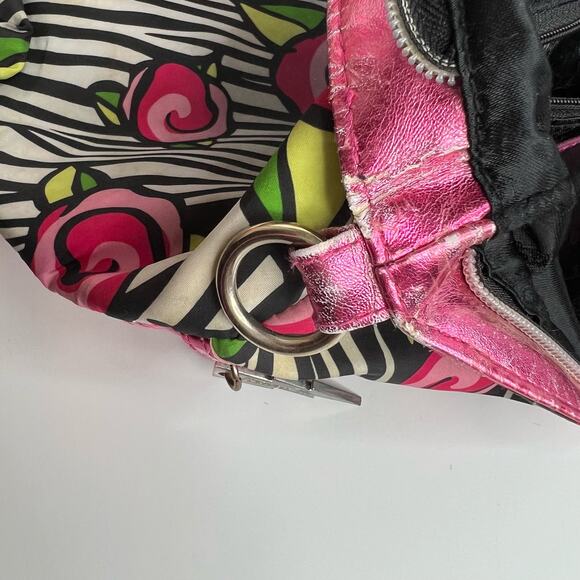 Betsey Johnson Betseyville Floral Bag Missing Strap - Picture 11 of 13